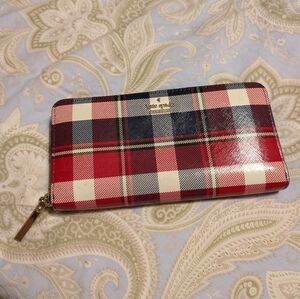 Kate Spade NY zip-around Continental Wallet Morgan or Cameron St Collection